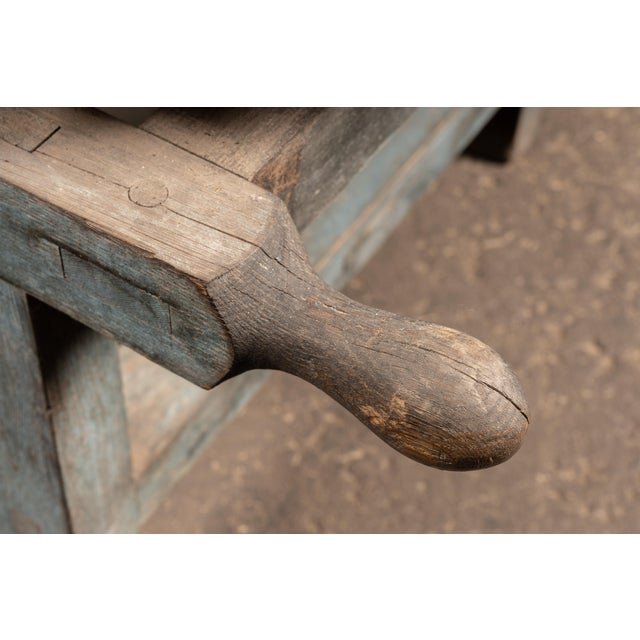 C. 1860s Rotating Wood and Cast Iron Meat Chopper For Sale - Image 11 of 13
