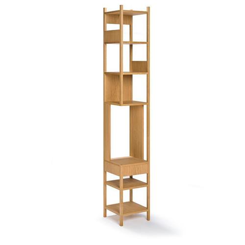 Wood Lungangolo Shelving Unit attributed to Achille Castiglioni for Hille For Sale - Image 3 of 10