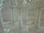 Transparent Set of 8 Vintage Ribbed Stem Wine Glasses For Sale - Image 8 of 9