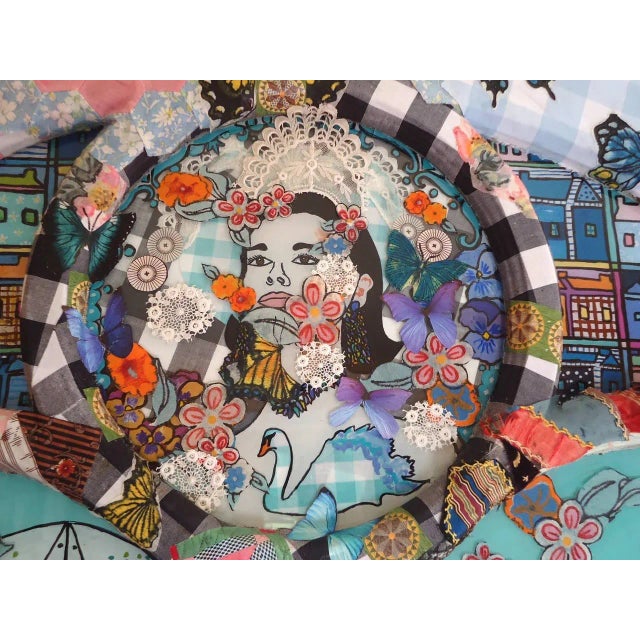 Renaissance Glorious Gloria Painting on Glass For Sale - Image 3 of 6