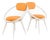 Vintage Scandinavian Chairs by Yngve Ekström, 1960s, Set of 2 For Sale
