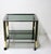 1970s Vintage Brass & Chrome Two Tier Bar Trolley, 1970s For Sale - Image 5 of 9