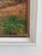 This original vintage oil painting, from around the 1960s, shows a peaceful woodland scene with a pond, tall trees and a...
