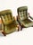 Olive Olive Green Lounge Chairs from Göte Möbler, Sweden, 1970s, Set of 2 For Sale - Image 8 of 11