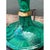 Vintage Green Lacquered Candlestick Table Lamps - Pair For Sale - Image 11 of 12