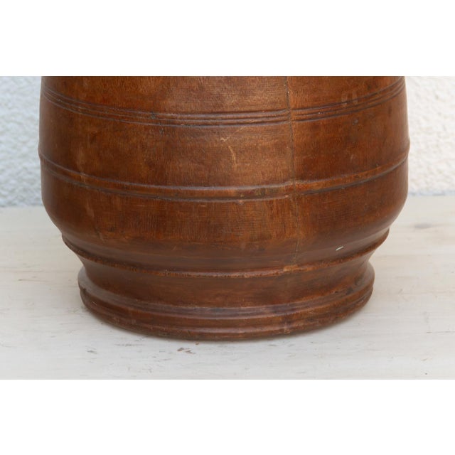 19th Century Antique Round Shape Colonial Kitchen Bowl For Sale - Image 5 of 9