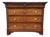 French 19th Century Louis Philippe Marble Top Walnut Commode For Sale
