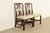 Baker Furniture Georgian Carved Mahogany Side Chairs or Dining Chairs, Pair For Sale - Image 14 of 14