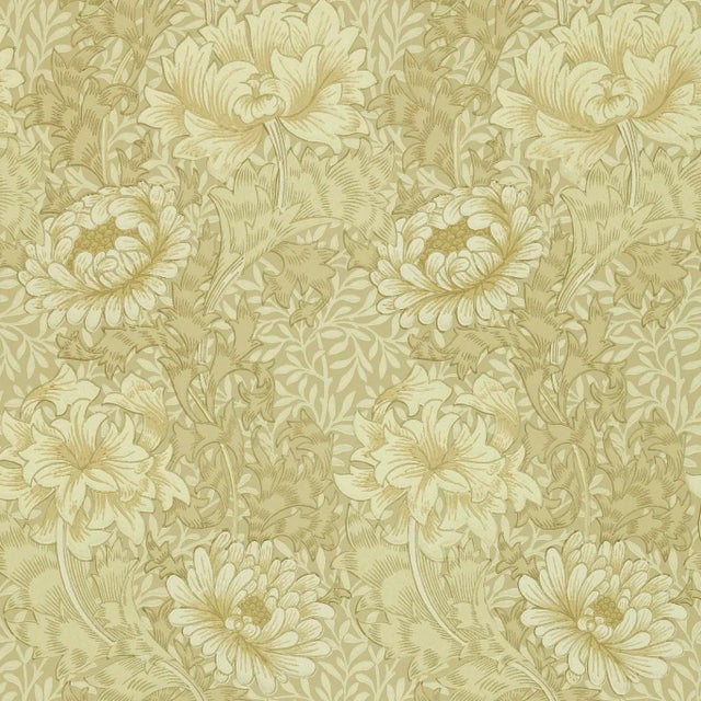 Morris & Co Arbutus Wallpaper in Vanilla/Chalk For Sale