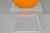 Late 20th Century Ion Tamaian Postmodern Orange Blown Art Glass 20" Large Abstract Face Sculpture For Sale In Philadelphia - Image 6 of 18