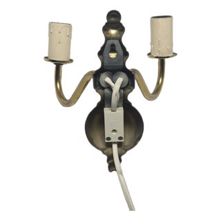 Two-Armed Wall Lamp, Sweden, 1970s For Sale