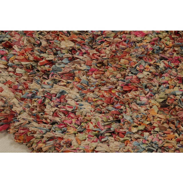 Vintage Mid-Century Moroccan Berber Runner With Pink Lozenges For Sale In New York - Image 6 of 9