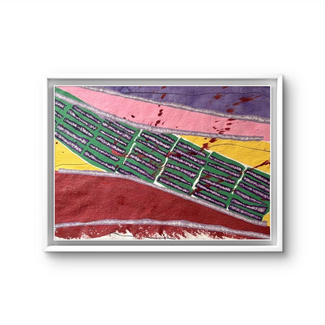 1990s Barbara Beck 1993 Painting on Paper, Signed in Pencil For Sale - Image 5 of 5