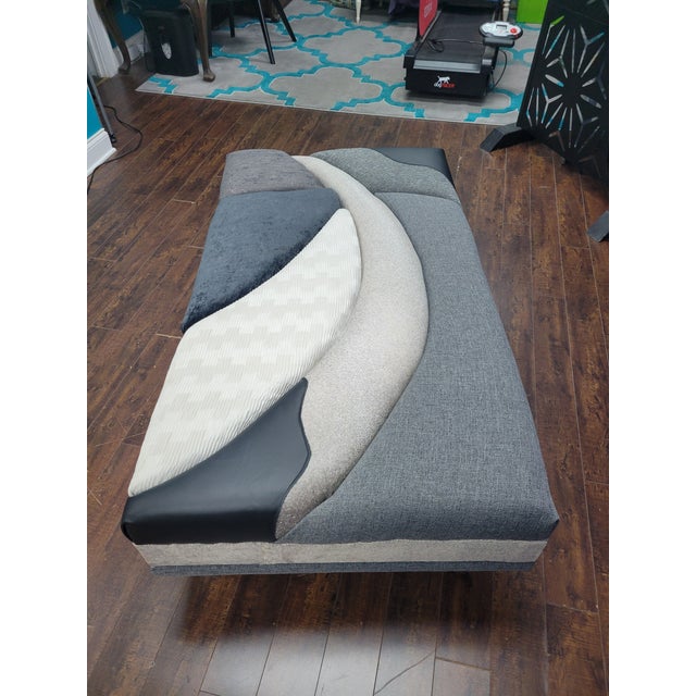 Metal 1990s Oversized Ottoman For Sale - Image 7 of 12