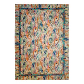 Handmade Missoni Rug with Decor Tulip, 1993 For Sale