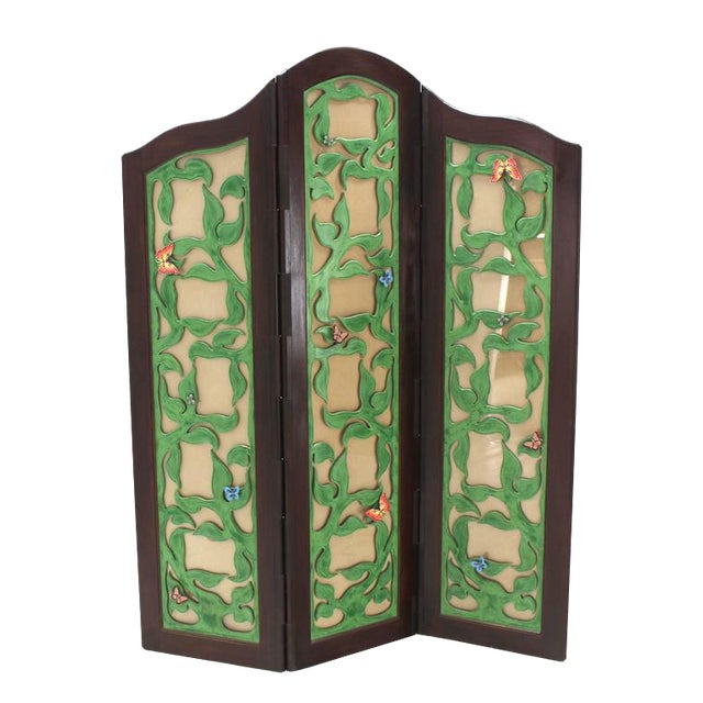 Vintage Mid Century Decorative Carved and Upholstered ...