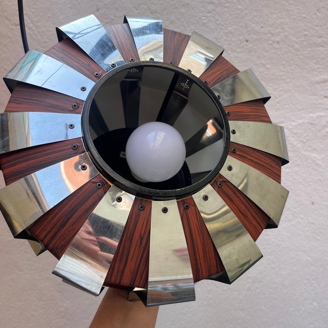 1970s Vintage Pendant Lamp by Werner Schou, 1970s For Sale - Image 5 of 8