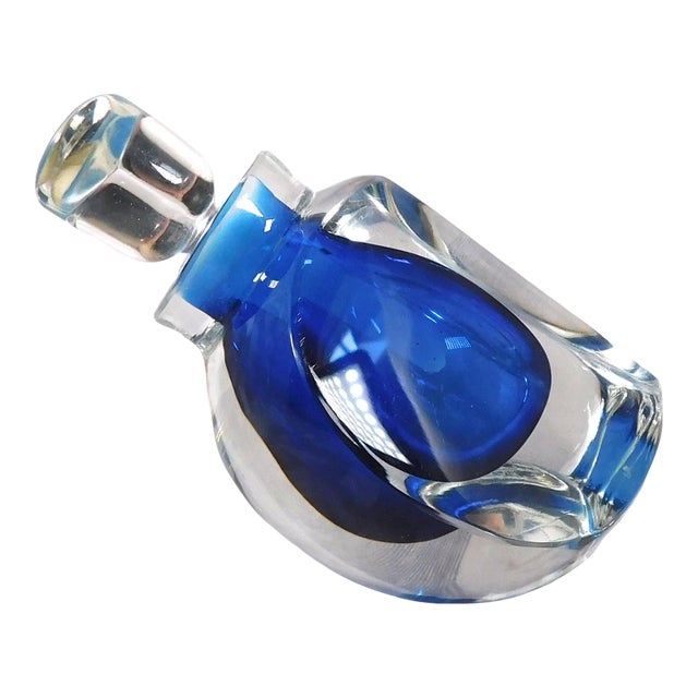 1970s Goran Ward Kosta Boda Limited Edition Signed Numbered Perfume Bottle For Sale