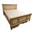 Eloquence French Hand Carved Bed Short Queen Headboard and Footboard For Sale