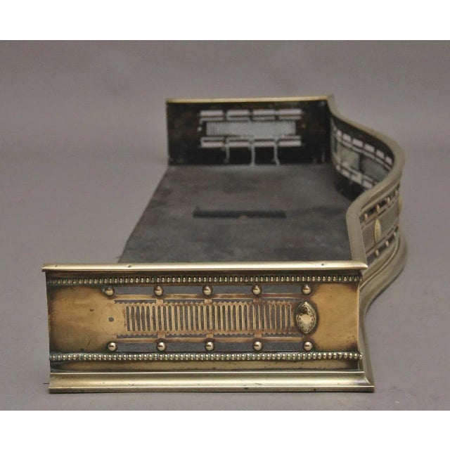 Mid 19th Century 19th Century Brass Fender, 1850s For Sale - Image 5 of 9