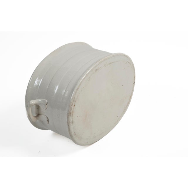 White Antique White Ironstone Footbath, England, Circa 1910 For Sale - Image 8 of 12