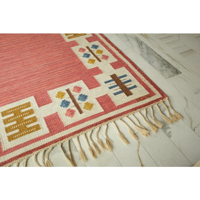 1950s Vintage Swedish Rug by Anna Greta Sjöqvist For Sale - Image 5 of 12