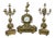 Bronze Fireplace Trim, Early 20th Century, Set of 3 For Sale