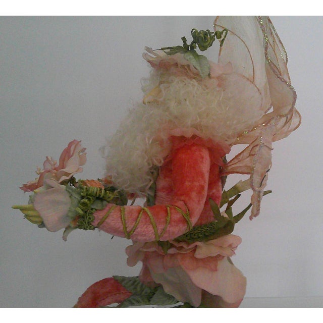 Rare Mark Roberts Cabbage Rose Fairy Medium 18" Shelf Sitter Retired LTD Edition For Sale - Image 10 of 18