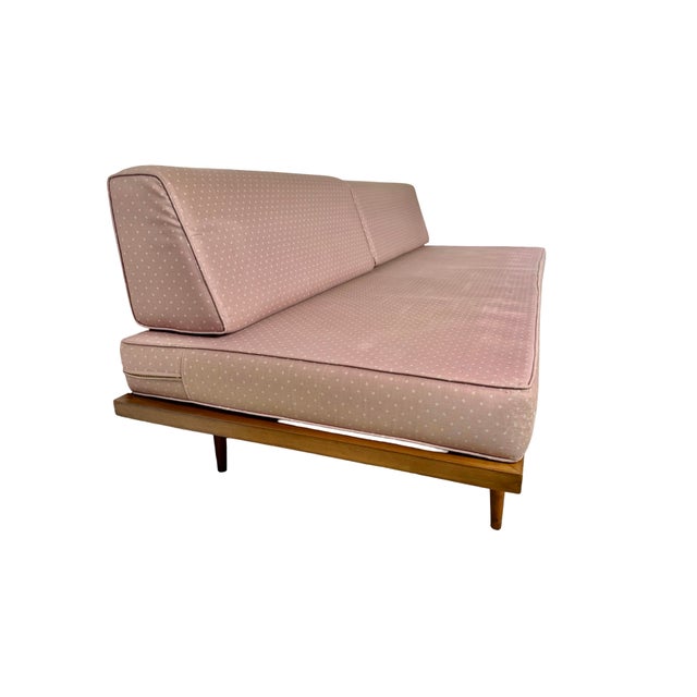 Mid-Century Modern Vintage Mid-Century Modern Wood Platform Sofa Daybed For Sale - Image 3 of 18