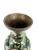 Chinoiserie Vintage Cloisonné Floral Vase With Black Ground and Cherry Blossom Motif For Sale - Image 3 of 14
