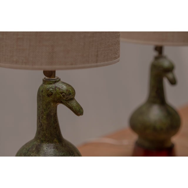 Mid-Century Modern French Table Lamps, 1970s, Set of 2 For Sale - Image 4 of 10