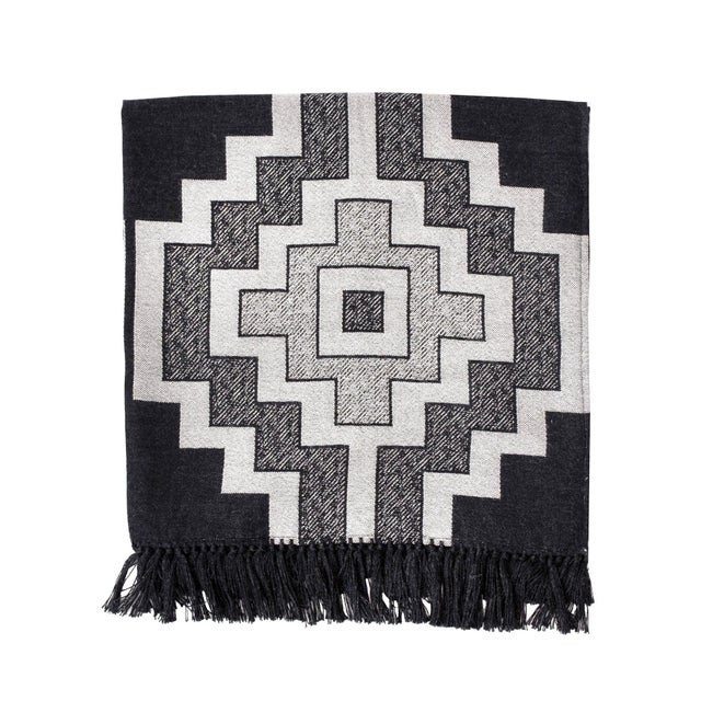 2020s Pampa Charcoal Alpaca Throw Blanket For Sale - Image 5 of 5