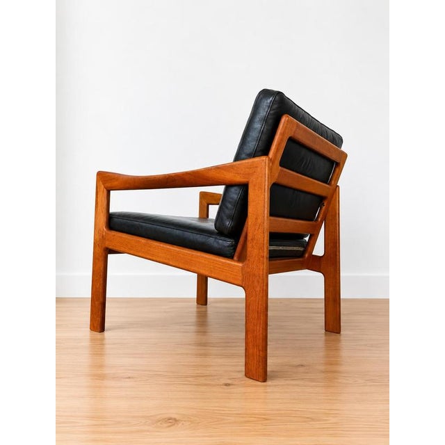 Vintage Danish Teak Lounge Chair by Illum Wikkelsø For Sale - Image 9 of 14