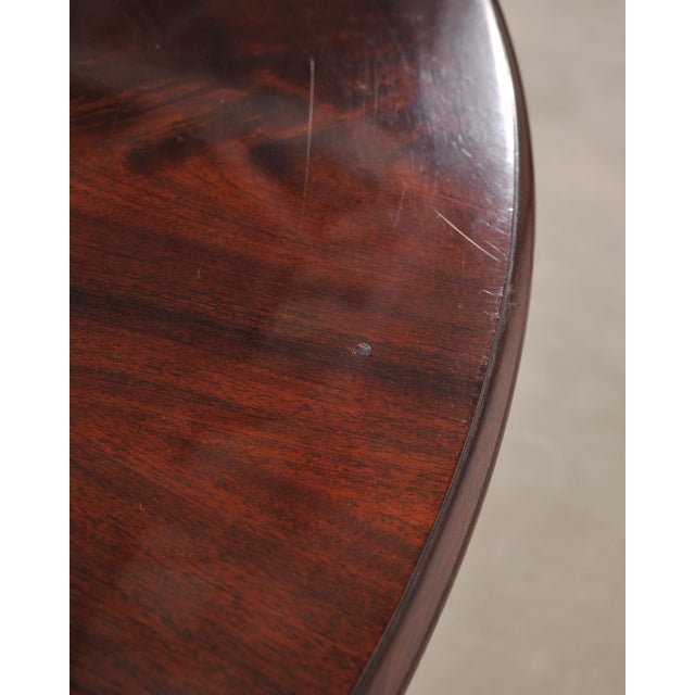 Thomas Pheasant for Baker Mahogany Round Pedestal Dining Table For Sale - Image 14 of 18