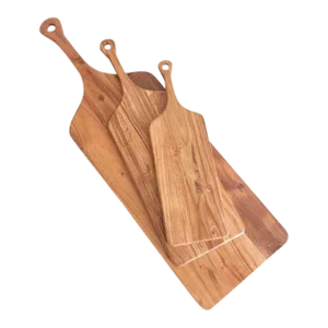 Carmella Acacia Wood Serving Boards, Set Of 3