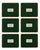 Asprey & Co. Vintage Set 6 Asprey London Lady Clare Neoclassical Wood Bar Coasters For Sale - Image 4 of 11
