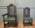 Victorian Gothic Jacobean Oak Dining Chairs, Set of 10 For Sale - Image 3 of 8