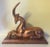 Copper 1920 Art Deco Copper Clad Gazelle or Deer Figure For Sale - Image 8 of 13