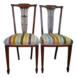 Vintage Empire Chairs, Set of 2