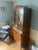 Magnificent Antique China cabinet that was purchased from a lovely estate. The wood has rich natural hues and patterns, it...
