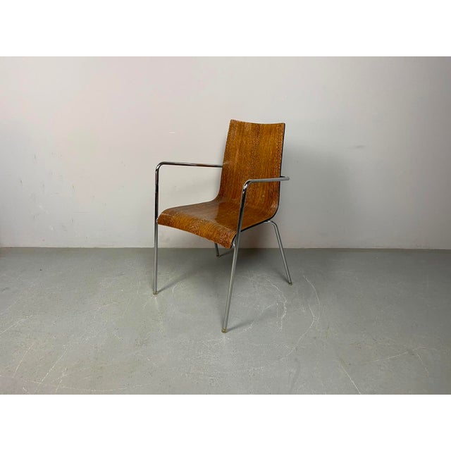 Mid-Century Modern Wengé Dining Chairs attributed to Thonet, Germany, 1990s, Set of 6 For Sale - Image 10 of 18