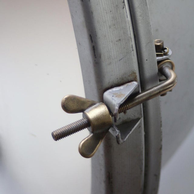 Vintage French Industrial Clear Glass Street Spotlight For Sale - Image 4 of 9