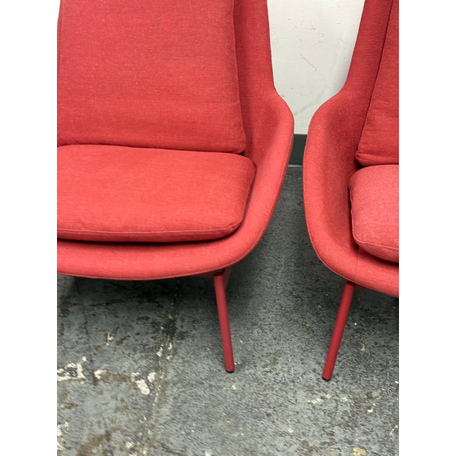 Blu Dot Field Craig Red Lounge Chairs, Pair For Sale In San Francisco - Image 6 of 12