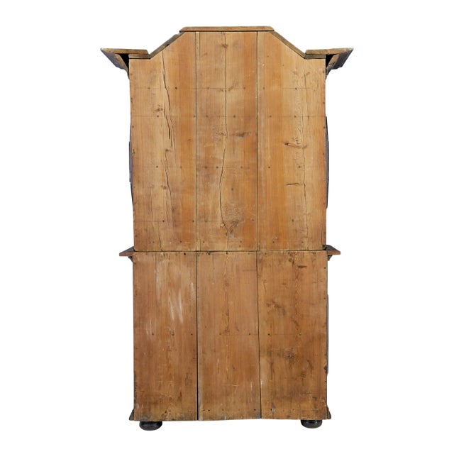 18th Century Scandinavian Pine Baroque Cupboard, 1790s For Sale - Image 6 of 7