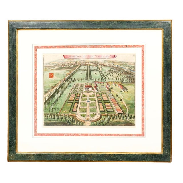 Set of Eight Hand Colored Engravings of English Country Houses by Johannes Kip For Sale - Image 9 of 9