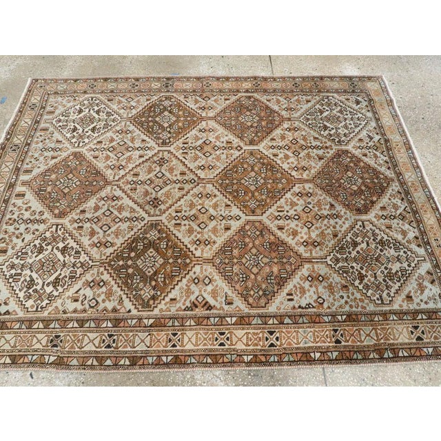 Galerie Shabab Collection Early 20th Century Persian Afshar Accent Rug For Sale - Image 4 of 7