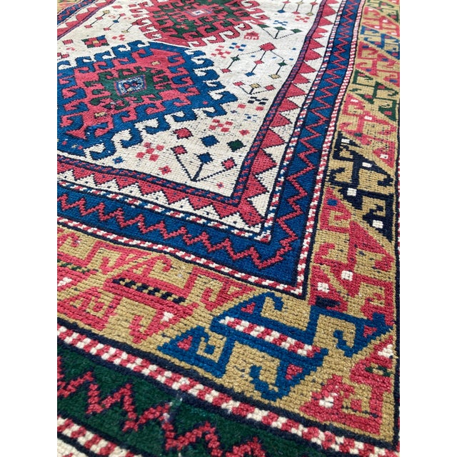 Textile Antique Caucasian Kazak Rug 1.82m X 0.97m, 1920s For Sale - Image 7 of 18