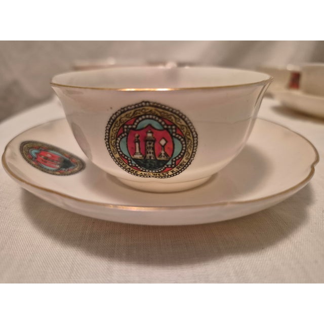 Antique Porcelain W. H. Goss Crested Demitasse China For Sale - Image 4 of 12