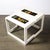 Off-white Pair of Documented Off White & Inset Tile Vladimir Kagan Nested Side Tables For Sale - Image 8 of 18