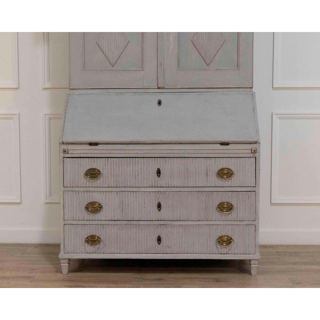 Late 18th-Century Scandinavian Two-Part Secretary, Circa 1790 For Sale - Image 12 of 17
